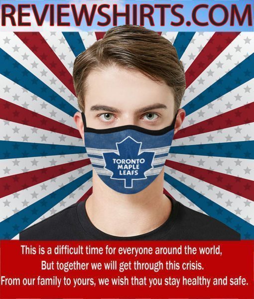 Toronto Maple Leafs US Flag Face Mask