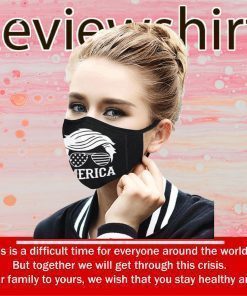 Trump Merica Trump Hair Style US Cloth Face Mask