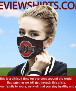 The State Of Ohio State Flag CLoth Face Mask