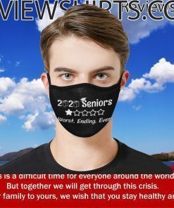 Worst ending ever Quarantined Cloth Face Mask Seniors 2020