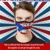 Cannabis leaf on a smoke background with the flag of Puerto Cloth Face Masks