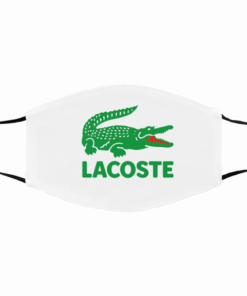 logo Shoes crocodile Lacoste Face Mask