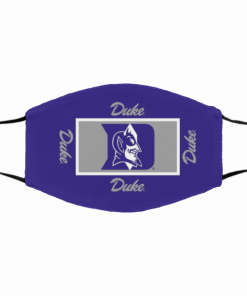Duke Blue Devils Face Mask -  Duke Basketball Washable and Reusable Face Mask