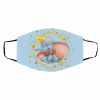 Dumbo gold star vinyl Face Mask
