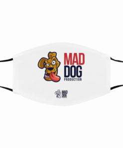 Mad Dog Logo #dog Face Masks