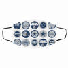 Dallas Cowboys Cloth Face Mask Activated Carbon