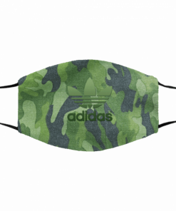 Logo Adidas Camo Face Masks