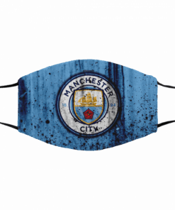 Logo Manchester City Soccer Club Face Mask