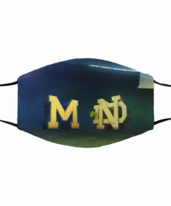 Notre Dame vs Michigan Cloth Face Mask