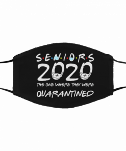 Seniors 2020 Quarantine Reusable Face Mask Class of The Quarantined Sublimation Washable Adult Face Mask Class of 2020