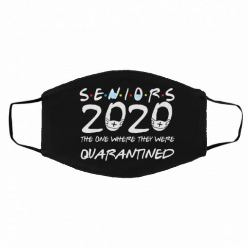 Seniors 2020 Quarantine Reusable Face Mask Class of The Quarantined Sublimation Washable Adult Face Mask Class of 2020