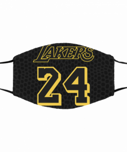 Kobe Bryant 24 Cloth Face Mask US – Logo Lakers