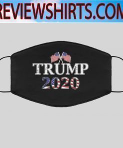 TRUMP MERICA USA FLAG GLASSES 2020 PATRIOTIC FACE MASK