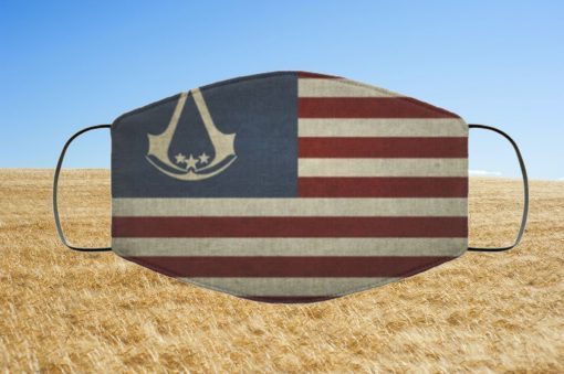 ASSASSIN'S CREED FLAG US 2020 FACE MASK