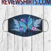 BUTTERFLY WALLPAPER FACE MASK