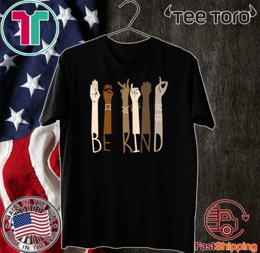 Be Kind Hand Sign Language Face Mask Shirts