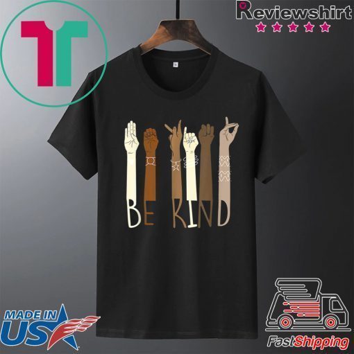 Be Kind Hand Sign Language T-Shirts