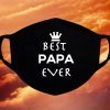 Best Papa Ever Face Mask - Fathers Day Gift - Husband Gift - Men Gift for Him Best Papa Face Mask Gift