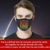 Black Lives Love Is Love Cloth Face Mask US 2020