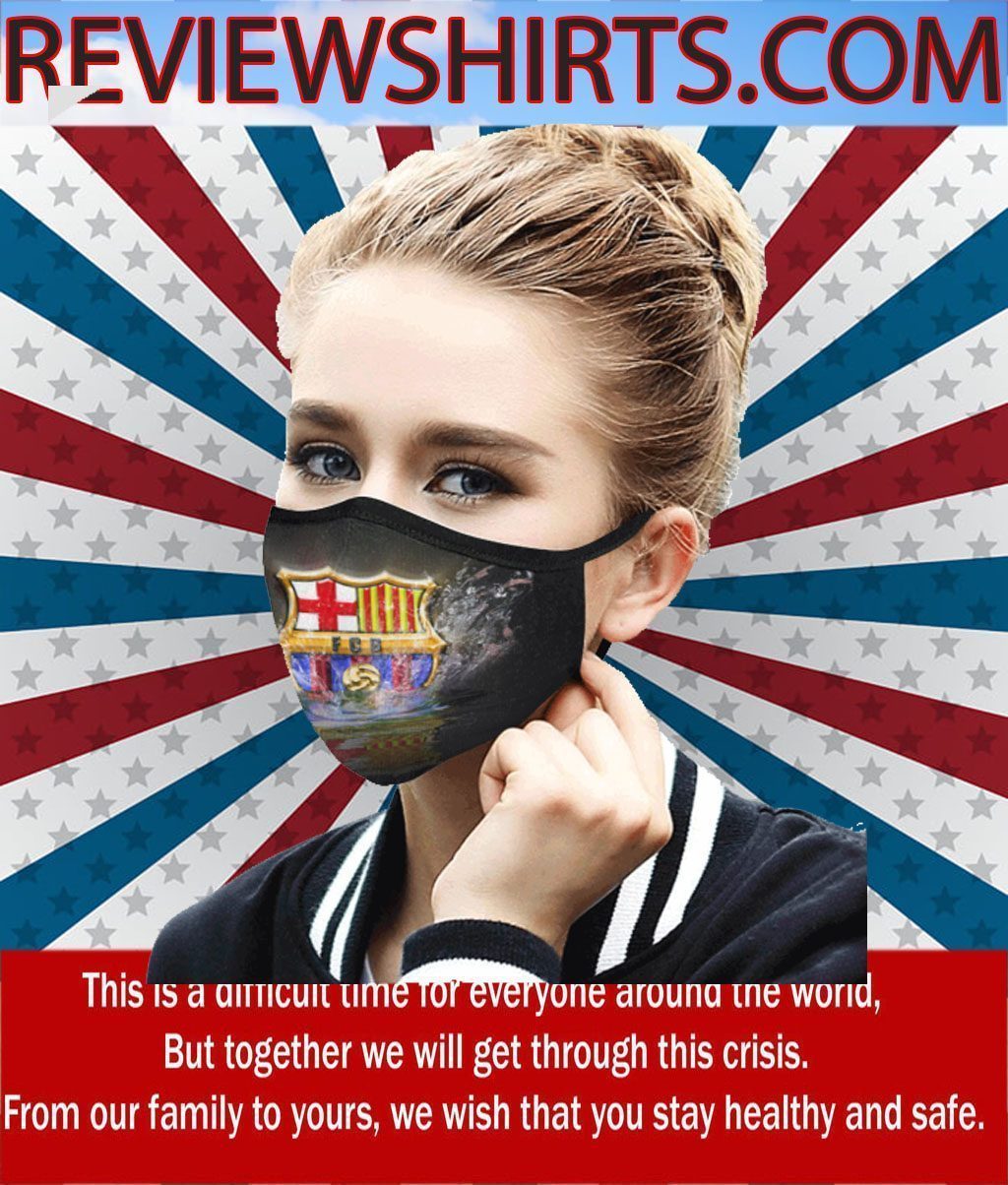 FC Barcelona Football Team Face Masks ShirtsMango Office