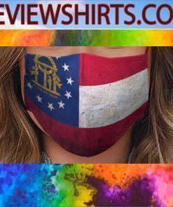 Mask Grunge Flag Of Georgia Cloth Face Mask USA 2020