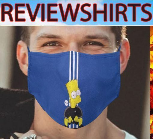 Face Mask Figure, Adidas, Simpsons, Bart, Cartoon, The Simpsons, Character Face Mask Filter usa 2020