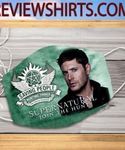 Saving People hunting things Supernatural Join the Hunt Face Mask