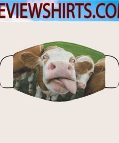 COW FUNNY CLOTH FACE MASK