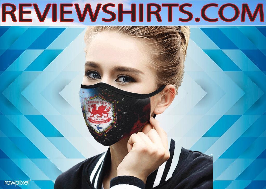 Cardiff City FC Fire & Passion Face Masks Cardiff City FC Fire & Passion Face Masks
