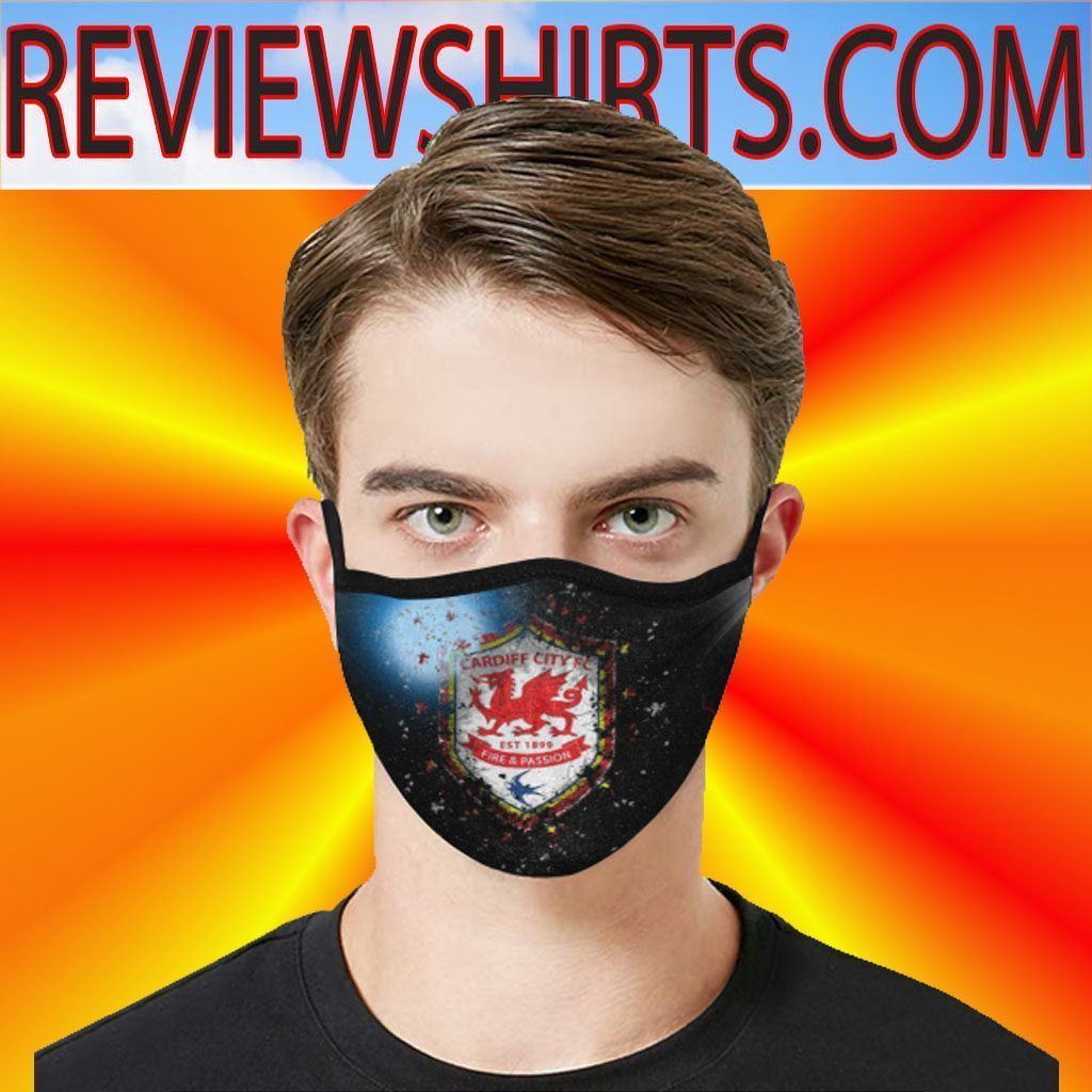 Cardiff City FC Fire & Passion Face Masks Cardiff City FC Fire & Passion Face Masks
