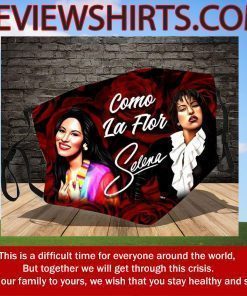 Como La Flor Face Masks – Selena Cloth Face Mask