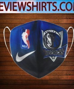 The Dallas Mavericks Basketball Team Face Mask