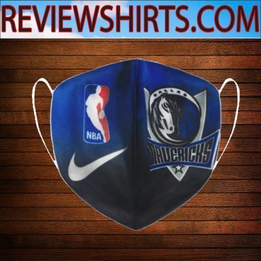 The Dallas Mavericks Basketball Team Face Mask