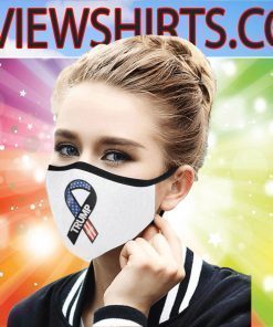 Donald Trump Flag US Face Masks - Trump Ribbon 2020