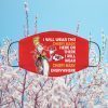 Dr Seuss I Will Wear This Kansas City Chiefs Mask Here Or There Fabric Face Mask