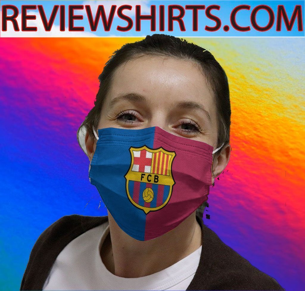 Love FC Barcelona Face Mask ShirtsMango Office