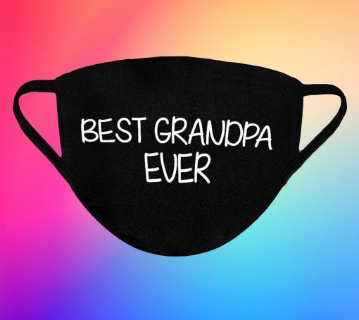 Grandpa Face Mask Father's Day Face Mask Cute Family Reusable Face Mask Washable Face Mask Kawaii Face Mask Breathable Cotton Face Mask