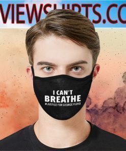 I Can't Breathe Mask 2020 Cloth Face Masks