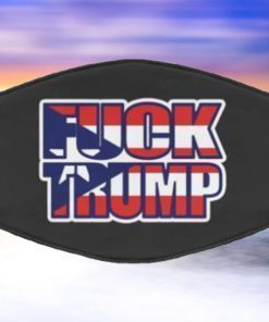 PUERTO RICO FLAG FUCK TRUMP FACE MASK