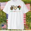 Peace love Juneteenth shirt
