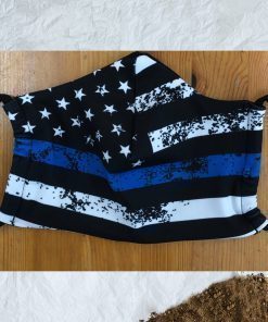 Police Flag Face Mask