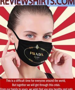 Logo Prada Face Masks Filter PM2.5