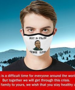 Rest in Power Geore Floyd Cloth Face Mask Archives