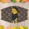 SIMPSONS HYPEBEAST FILTER FACE MASK - LOGO LOUIS VUITTON