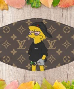 SIMPSONS HYPEBEAST FILTER FACE MASK - LOGO LOUIS VUITTON