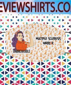 Multiple Sclerosis Awareness Unbreakable Cloth Face Mask