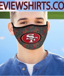 San Francisco 49ers Face Mask filter 2.5PM