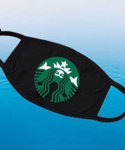 Starbucks Parody Social - Distancing Mask - Black Face Mask - Washable Face Mask