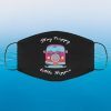 Stay Trippy Little Hippie Retro Minibus Van 1960s 1970s Face Mask