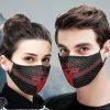 Tesla motors symbol filter face mask